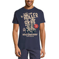 ULTRABASIC Men's T-Shirt Classic 1980 Roller Skate - NY Street Club Tee Shirt