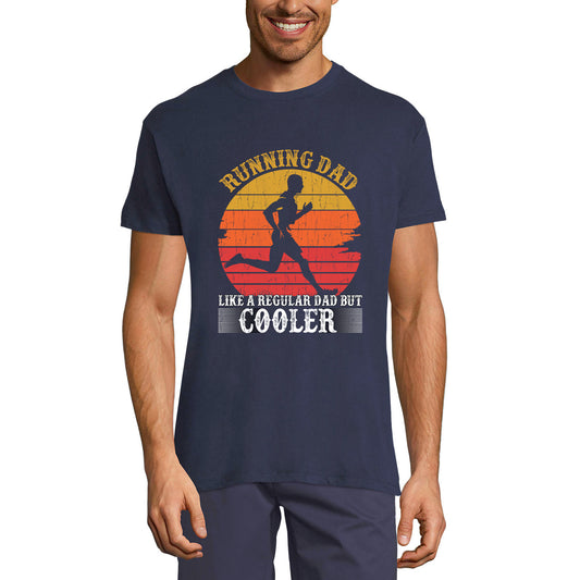 ULTRABASIC Men's Novelty T-Shirt Running Dad Like a Regular Dad But Cooler - Runner Tee Shirt