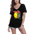ULTRABASIC Women's V-Neck T-Shirt This Is What a Super Cool Mom Looks Like - Funny Mom's Quote