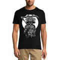 ULTRABASIC Men's Graphic T-Shirt Black Samurai Reaper - Scary Halloween Shirt