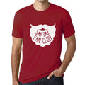 ULTRABASIC - Graphic Men's Santa's Fan Club Christmas T-Shirt Xmas Gift Ideas Tango Red