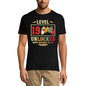ULTRABASIC Men's Gaming T-Shirt Level 19 Unlocked - Gamer 19th Birthday Gift Tee Shirt