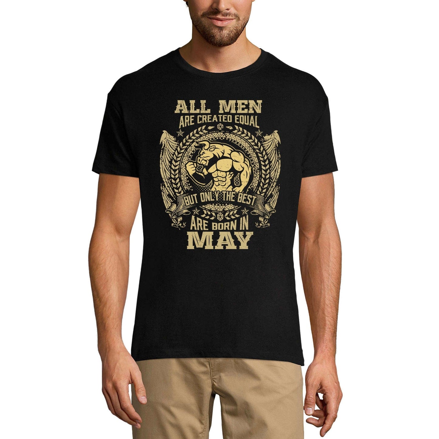 ULTRABASIC Men's Vintage T-Shirt Only the Best are Born in May - Birthday Gift Tee Shirt
