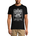 ULTRABASIC Men's T-Shirt Legends Are Born In June 1978 - Gift for 42nd Birthday