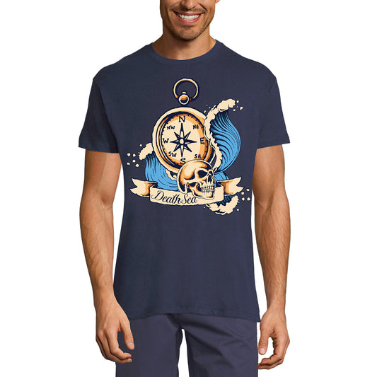 ULTRABASIC Men's Graphic T-Shirt Death Sea - Sailor Compass - Sea Love