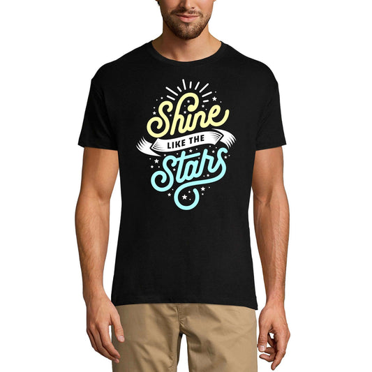ULTRABASIC Men's T-Shirt Shine like the stars - Short Sleeve Tee shirt