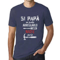 ULTRABASIC - Graphic Printed Men's If Dad Can Not Nobody Can T-Shirt Denim