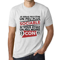 Men's Graphic T-Shirt Plus Sociable Moins Con Gift Idea