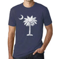 Graphic Men's South Carolina Flag T-Shirt White Print Tee Denim