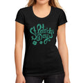 Women's Graphic T-Shirt St. Patrick's Day Deep Black