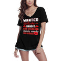 ULTRABASIC Women's T-Shirt Wanted Love Bandit - Valentine's Day Short Sleeve Graphic Tees Tops