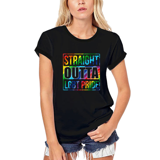 ULTRABASIC Women's Organic T-Shirt Straight Outta LGBT Pride - LGBT Quote