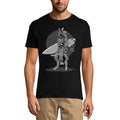ULTRABASIC Men's Graphic T-Shirt Samurai Surfer - Funny Shirt for Surfers