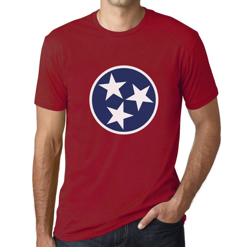 Graphic Men's Tennessee Flag T-Shirt Blue Print Tee - Ultrabasic