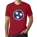 Graphic Men's Tennessee Flag T-Shirt Blue Print Tee