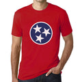 Graphic Men's Tennessee Flag T-Shirt Blue Print Tee