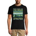ULTRABASIC Men's T-Shirt That's What I Do I Go Hiking I Avoid People - Mountain Hiker Tee Shirt
