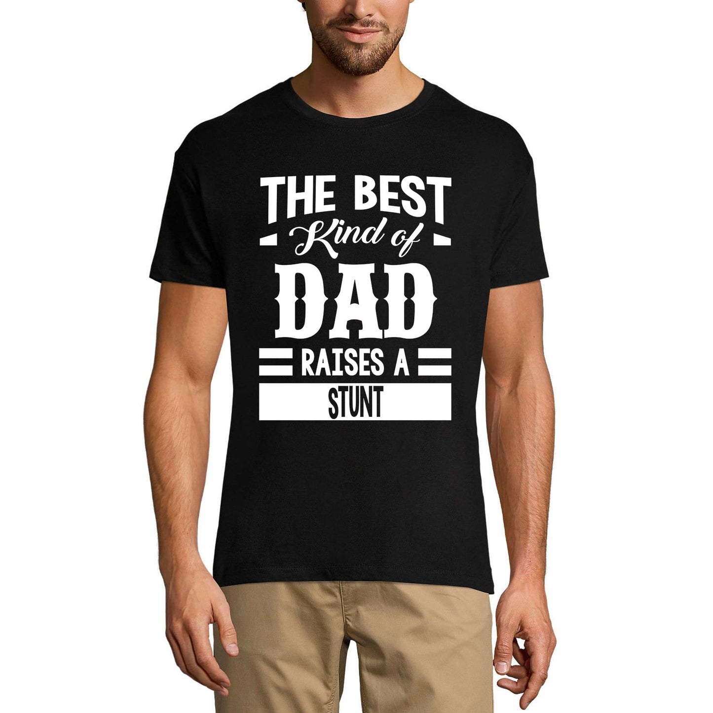 ULTRABASIC Herren-Grafik-T-Shirt „Dad Raises a Stunt“.