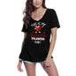 ULTRABASIC Damen-T-Shirt „This Is My Valentine“ Pyjama-Shirt – Kurzarm-Grafik-T-Shirts zum Valentinstag