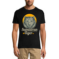 ULTRABASIC Graphic Men's T-Shirt Sumatran Tiger - Tiger Head - Sunset