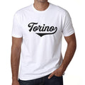 ULTRABASIC - Graphic Men's Torino T-Shirt Printed Letters White