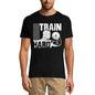 ULTRABASIC Men's Gym T-Shirt Train Hard - Fitness Motivational Workout Shirt