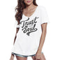 ULTRABASIC Women's V-Neck T-Shirt Trust Your Soul - Short Sleeve Tee shirt