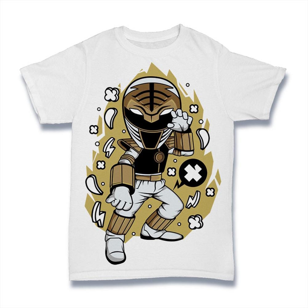 ULTRABASIC Men's T-Shirt American Character - Action Superhero Shirt - Anime power rangers movie vintage short sleeve boys tees stylish mens womens birthday gift casual modern clothes tahirt adults t shirt youth apperal american friends action visual printed cotton science fictional valentine teenage children merchandise 