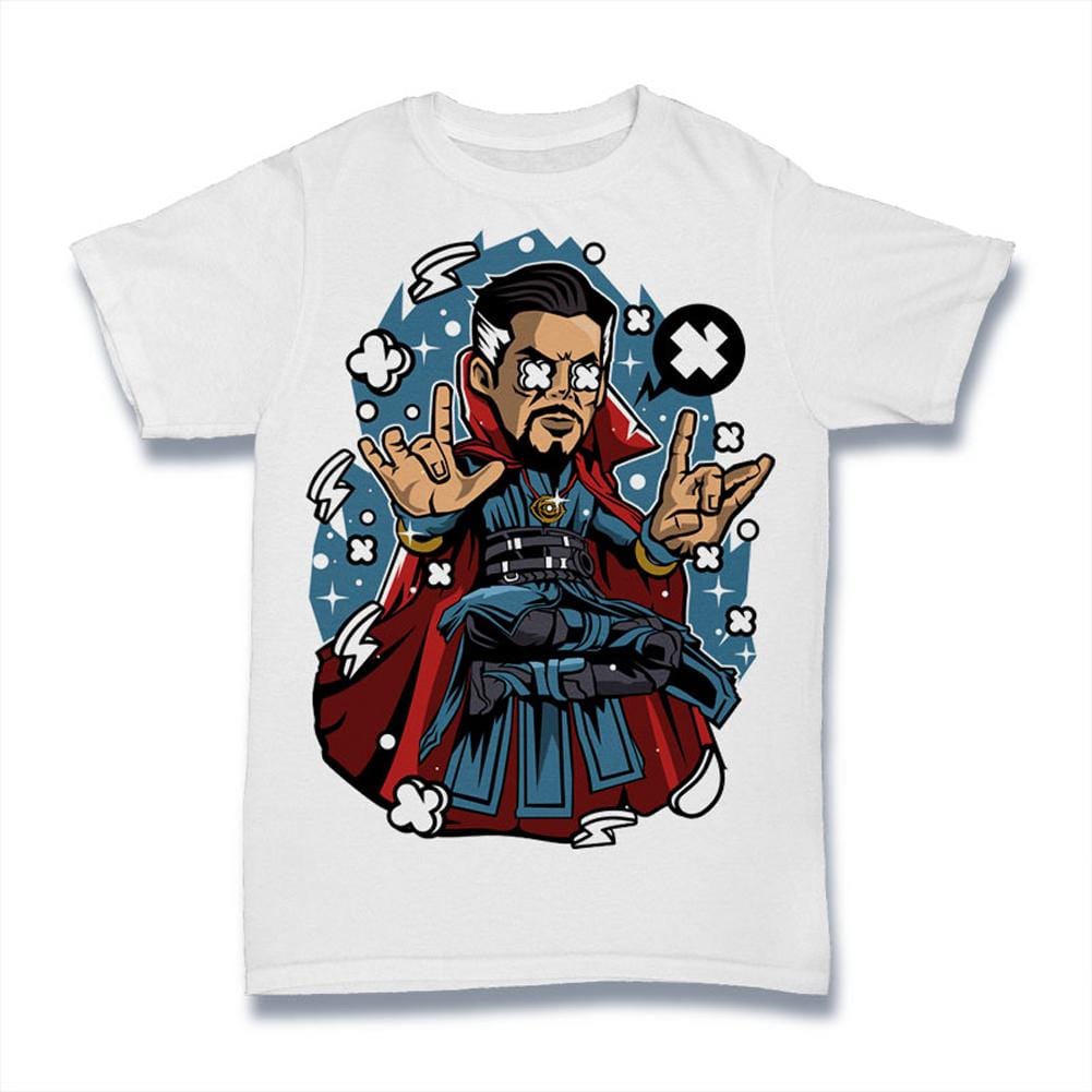 ULTRABASIC Men's T-Shirt American Comic Character - Powerful - Action Figure dr strange films series superhero battles warrior american daredevil action casual men women ironman teenagers toddler election cotton styles merchandise star youth mystery birthday gift family children personalized humour symbolic soldier tahirt