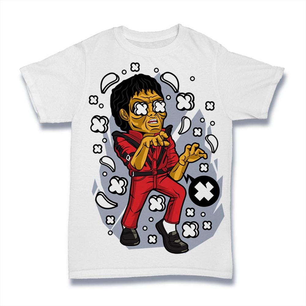 ULTRABASIC Men's T-Shirt King of Pop - American Musician - Dancer - Zombie michael jackson items moonwalk smooth criminal minds youth boys girls graphic birthday shirt apperal tahirt printed casual cool famous celebrity sports wear gym clothing merican short sleeve tees adult plus size mens color smoke legend country beat