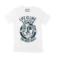 ULTRABASIC Men's T-Shirt Life is Like Soccer - Gift for Soccer Player