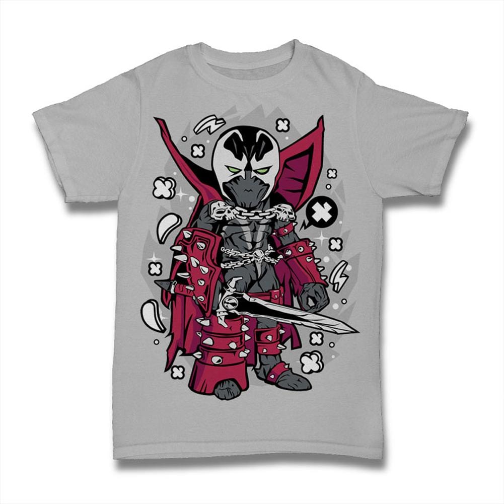 ULTRABASIC Men's T-Shirt Novelty Comic Book - Fictional Superhero - Vintage spawn skull mask urban wear womens mens tank top merchandise boys apparel apperal hoodie girls comic symbol color slim fit large classic cool youth clothes casual short sleeve modern lover fictional character movie costume humor outfit film color 