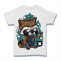 ULTRABASIC Men's T-Shirt Talking Raccoon- Superhero Shirt - Cartoon Character