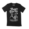 ULTRABASIC Never Give Up Men's T-Shirt - Baseball Championship Vintage Graphic Tee
