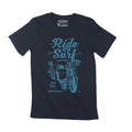 ULTRABASIC Vintage Motorcycle Men's T-Shirts - Ride and Surf Summer 1981 Tee