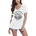 ULTRABASIC Women's Adventure T-Shirt - Live your Best Life - Camping Shirt for Women