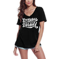T-shirt ULTRABASIC pour femmes, tous les jours est comme dimanche - Tee-shirt à slogan de motivation