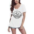 ULTRABASIC Women's T-Shirt Funny Camping Shirt - Camping because Therapy is more Expensive