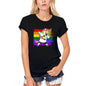 ULTRABASIC Women's Organic T-Shirt Unicorn LGBT Pride - Lesbian Tee Shirt