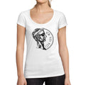 ULTRABASIC - Graphic Women's Veni Vidi Vici T-Shirt Printed Letters White