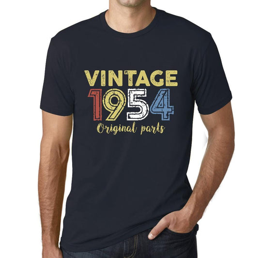 ULTRABASIC - Graphic Printed Men's Vintage 1954 T-Shirt Navy - Ultrabasic