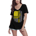 ULTRABASIC Women's V-Neck T-Shirt Volleyball Mom - Mom's Shirt