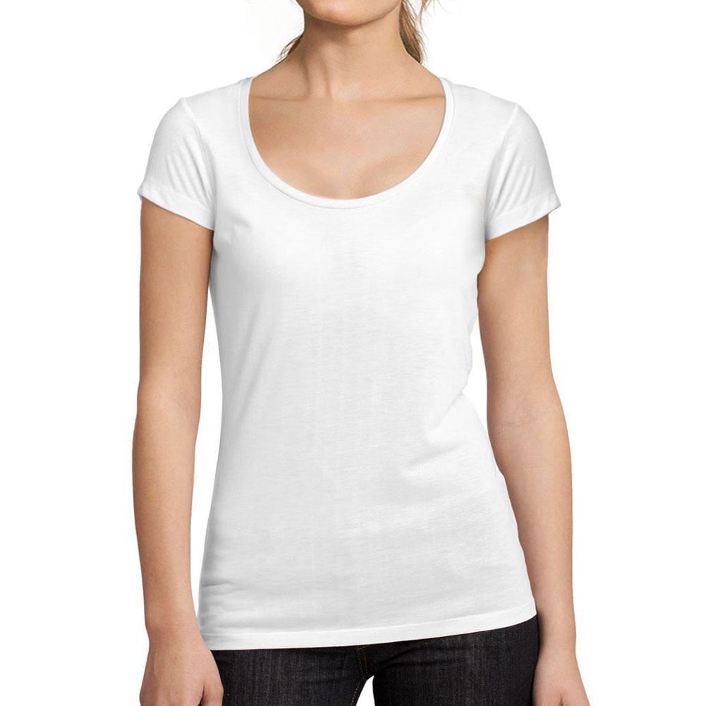 Advanced Order Custom Women's Scoop Neck T-shirt Your multicolor design on several t-shirt colors of your choice (12 colors)