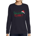 ULTRABASIC - <span>Graphic</span> <span>Women's</span> Serious Clark Weihnachts-Sweatshirt, <span>Weihnachtsgeschenkideen</span> <span>, französische Marine</span>
