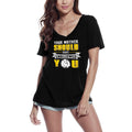 ULTRABASIC Women's T-Shirt Your Mother Should Have Swalloved You - Funny Mother Tee Shirt