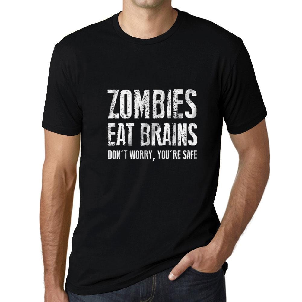 Zombie Eats Brain Mens T Shirt