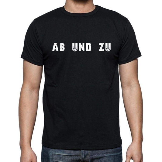 Ab Und Zu Mens Short Sleeve Round Neck T-Shirt - Casual