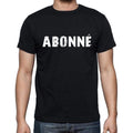 abonné, French Dictionary, Men's Short Sleeve Round Neck T-shirt 00009