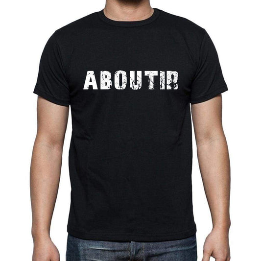 Aboutir French Dictionary Mens Short Sleeve Round Neck T-Shirt 00009 - Casual