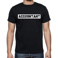 Accountant t shirt, mens t-shirt, occupation, S Size, Black, Cotton